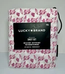 Lucky Brand Brushed Sheet Cupid Hearts & Arrows Set Full Size Bed - New. Fixed Price $29.99.