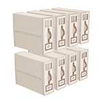 Foldable Bed Sheets Organizers Storage 8 Pack King Size Beige Bigponpon Queen. Fixed Price $114.99.
