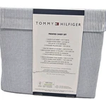 Tommy Hilfiger 4 Piece Queen Size Sheet Set Ithaca Thin Blue White Oxford New. Fixed Price $83.55.