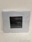 Hudson Park Classic Line Cotton Percale Full Flat Sheet Cloud Blue New. Fixed Price $31.49.