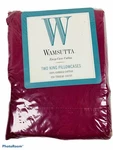 Wamsutta Easy-care 220 Tc 100% Cotton Two King Pillowcases Burgundy. Fixed Price $29.95.