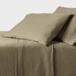 King Cotton Jersey Sheet Set Heather Green - Threshold. Fixed Price $26.99.