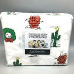 4PC Berkshire Peanuts Full Sheet Set Snoopy Spike Cactus Christmas Tree Holidays. Fixed Price $44.99.
