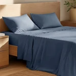 Bare Home 100% Organic Cotton Percale Sheet Set - 300 Thread Count Lightweight. Fixed Price $65.99.