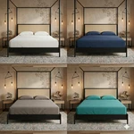 400TC Egyptian Micro Cotton Fitted Sheet Soft Sateen 25CM Deep Pocket. Fixed Price $14.99.