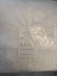 Pottery Barn King Percale Eyelet Sheet Set White Responsibly Made. Fixed Price $220.00.