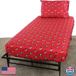 College Covers Everything Comfy Georgia Bulldogs Full Sized 4 Piece Sheet Set. Fixed Price $69.86.