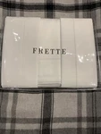 Frette Monza Queen 4 Piece Sheet Set Sateen White New With Tags $750. Fixed Price $489.95.