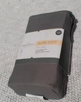 Threshold Ultra Soft Flat Sheet 300 Thread Count Blue, Black, Silver Queen. Fixed Price $14.65.
