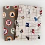 Two Pb Teen Pottery Barn Pillowcases Football Nfl Grey Standard Pair Logos. Fixed Price $24.99.