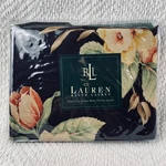 Ralph Lauren Fitted Sheet Full Black Charleston Floral Deep 100% Cotton Vintage. Fixed Price $299.99.