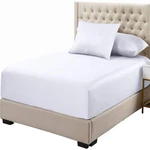 Royal Tradition Viscose From Bamboo Fitted Bottom Sheet Only Queen Size Deep. Fixed Price $59.62.