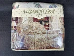 Vintage Elizabeth Gray Victoria King Fitted Sheet Set Cottage Core Floral New. Fixed Price $49.95.