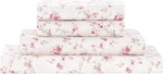 4-PIECE Ultra Soft Microfiber Bed Sheets Set, Floral Rose, Full Size, Wrinkle Fr. Fixed Price $34.87.