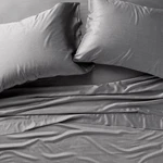 Queen 400 Thread Count Rayon From Bamboo Sheet Set Dark Gray -. Fixed Price $43.99.