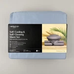 Miracle Made Sheet Set King Extra Luxe Self-cooling Self-cleaning Sateen Blue. Fixed Price $159.99.