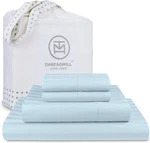 Threadmill 500 Count Size Damask Stripe, King, Light Blue. Fixed Price $99.46.