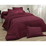 Yves Delorme Triomphe Raspberry Queen Duvet Set 3PC Cotton Sateen Rubino New. Fixed Price $220.00.