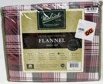 New Pottery Barn Allesi Plaid Flannel King Sheet Set Red. Fixed Price $49.95.