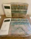 Vintage Croscill 3-PIECE Twin Sheet Set 200 Luxury Percale Benetello New Sealed. Fixed Price $39.99.