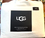 New Ugg Cotton Flannel 4PC King Color: Snow Sheet Set Fits Up 17" Mattress. Fixed Price $69.00.