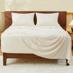 Gokotta 4-PCS King Size Sheets Set, 18"-21" Extra Deep Pocket, Non-slip Elastic. Fixed Price $71.71.