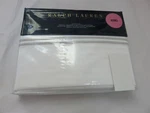 Ralph Lauren Penthouse Doyer King Flat Sheet Deco White Silver. Fixed Price $99.95.