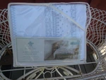 Simply Shabby Chic Rachel Ashwell Bohemian White Blue Duvet Set King Nip. Fixed Price $189.00.