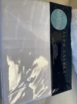 Ralph Lauren Home Olivia Collection Mirada 100% Cotton Flat Sheet Queen White. Fixed Price $45.00.