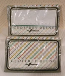 Fieldcrest Vintage Geoffrey Beene Double Sheet Set Striped Percale 54" X 75". Fixed Price $15.00.
