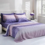 Lonava Floral Size Bed Sheet Set, 6 Piece, Deep King, Blossom Twilight. Fixed Price $36.43.