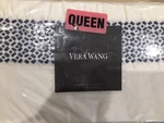 Vera Wang "shibori" 1PC Queen Flat Sheet Embroidered Squares Nip $195 Rare. Fixed Price $88.34.
