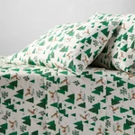 Threshold Queen 400 Thread Count Holiday Performance Sheet Set Winter Scene. Fixed Price $44.99.