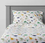 Queen Dinosaur Microfiber Sheet Set - Pillowfort. Fixed Price $24.99.