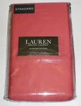 New Lauren Ralph Dunham Sateen Pillowcases (2) Standard Size / Poppy. Fixed Price $37.99.