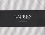Ralph Lauren Twin Sheet Set Oxford Stripe Grey 3PC Cottage Farmhouse Chic White. Fixed Price $59.99.