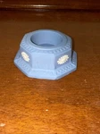 Wedgwood Blue Jasperware Daisy Tea Light Holder. Fixed Price $15.00.