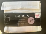 Ralph Lauren Dunham Sateen White Queen Set 100% Cotton 300TC New. Fixed Price $64.77.