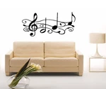 Wall Stickers Vinyl Decal Sheet Music For Living Room Decor IG1413. Fixed Price $29.99.