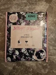 New Betsey Johnson Skull Purple Roses 6PC King Sheet Set. Fixed Price $59.99.