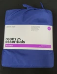 Room Essentials -twin/xl Microfiber Solid Sheet Set, Sapphire. Fixed Price $8.99.