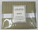 New Green Queen Sheet Set 1200 Thread Ct Egyptian Cotton, Home Sweet Life Style. Fixed Price $39.98.