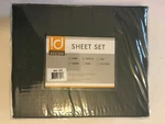 Intelligent Design Twin Xl Charcoal Grey Microfiber Wrinkle-free 3 Pc. Sheet Set. Fixed Price $14.99.