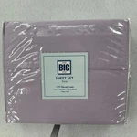 The Big One Easy Care 275 Thread Count Cotton Blend Twin Sheet Set Lavender. Fixed Price $32.00.