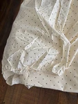 Alfred Sung King Fitted Sheet Polka Dot Croscill Cotton Poly Canada Beige Black. Fixed Price $19.99.