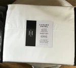 Luxury Hotel 600TC Supima Cotton Sheet Set Twin/twin Xl White Fabfit New. Fixed Price $55.00.