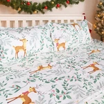 Gogreen Microfiber Christmas Sheet Deep Pocket Fit 16" Luxury Bedding Sets. Fixed Price $24.99.