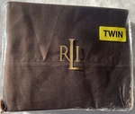 Ralph Lauren Twin Sheet Set 3PCS 100% Cotton Brown 300 Thread Count. Fixed Price $38.00.