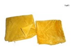 Ikea Sanela Warm Velvet Brilliant Gold (2) Zippered Pillow Covers 20X20. Fixed Price $28.80.