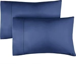 400 Thread Count 2 Pillowcase Set, 100% Cotton Soft Covers By Cgk Linens. Fixed Price $33.99.